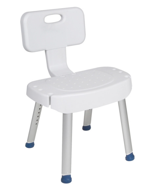 Shower Chair with Folding Back